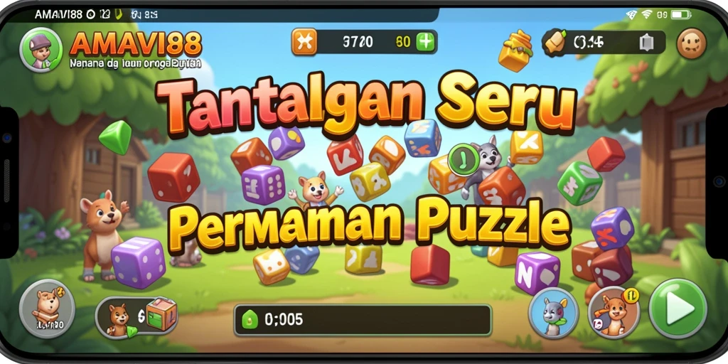 Tampilkan potongan-potongan puzzle yang harus disusun.