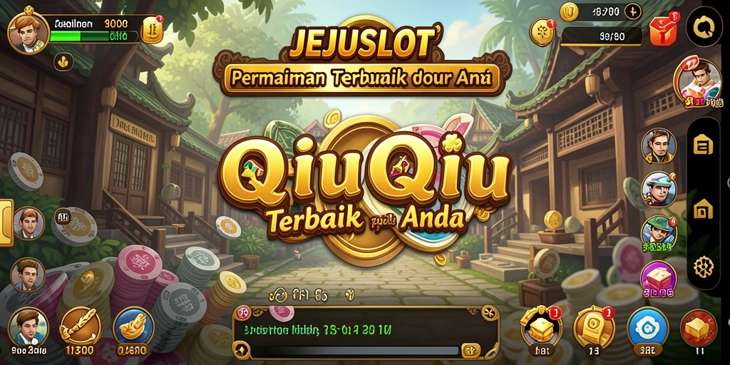 Tampilan gameplay QiuQiu yang seru dan menantang.