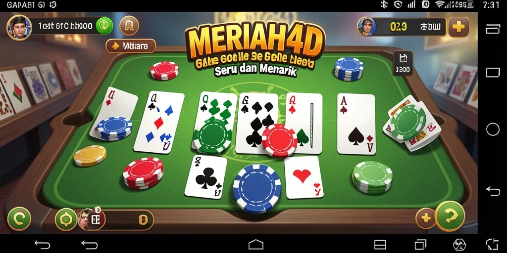 Tampilan gameplay seru dari MERIAH4D saat bertanding.