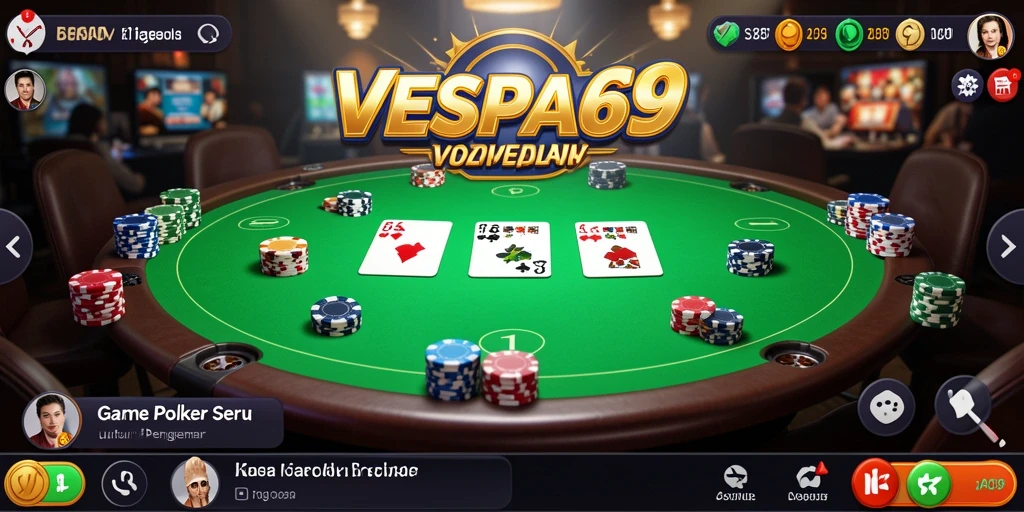 Screenshot gameplay VESPA69 yang menarik dan interaktif.
