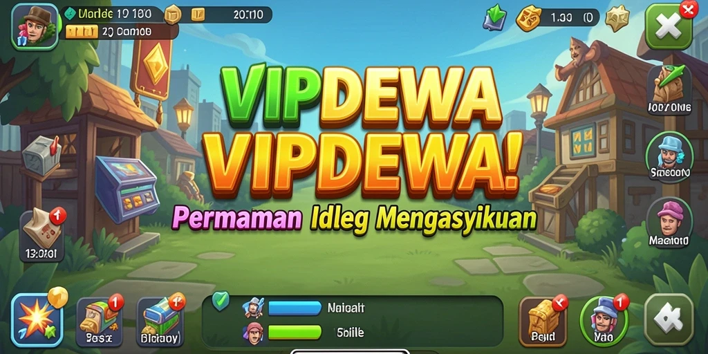 Tampilkan gameplay menarik dari VIPDEWA dengan kemajuan karakter yang otomatis.